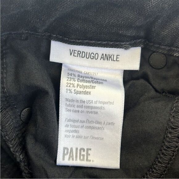 PAIGE Verdugo Ankle Distressed Jeans - Picture 8 of 9